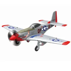 MO-FLY P-51D Mustang 1/16 Scale 685mm Wingspan 2.4GHz 10CH Built-in Gyro 3D/6G Switchable One Key Aerobatics Brushless EPP FPV RC Airplane Glider BNF/RTF Compatible DSM SBUS