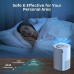ECOWELL Air Purifiers for Bedroom, H13 HEPA Air Purifiers for Home Office Living Room, Air Filter Air Cleaner for Pet Dander Odors Smoke Pollen Dust, Small Air Purifier with 28dB Sleep Mode, EAP050