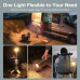 Thorfire VP-CL03 Camping Lights Rechargeable Camping Lantern, Portable Light Tripod, 3-Color Dimming, Extendable & IPX7 Waterproof Lantern with 10000mAh, Outdoor LED Work Lights