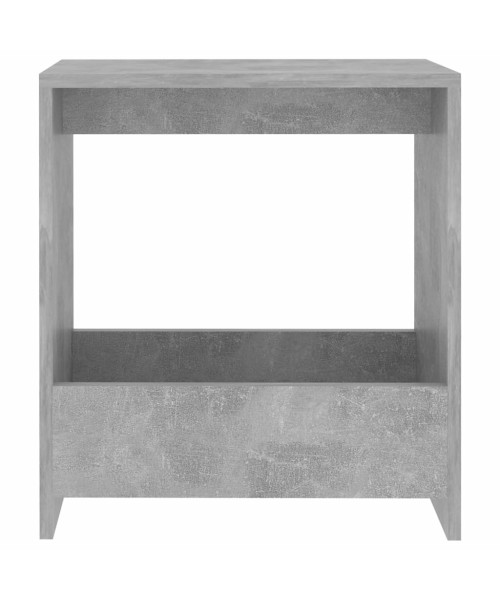 Side Table Concrete Gray 20"x10.2"x20" Chipboard