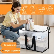 40L 4-Pack Storage Bag Organizer Set Space Saving Foldable Design Includes 38x24x8cm Packaging Lightweight