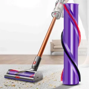 Brush Roll Replacement forDyson V6 V7 V8 V10 V11 Vacuum Cleaner ABS Nylon Bristle Pet Hair Dirt Dust Cleaner Head Roller