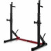 Dipping Station 43.5~67.5inch High 13 Levels Adjustable Weight Lifting Bench Barbell Stand Fitness Gym Home 550 Pound Loading
