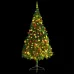 Artificial Christmas Tree,Xmas Pine Tree with 200 LEDs,Easy Assembly Premium Spruce with Metal Stand and 910 Branches for Home,Office,Party,Holiday Indoor Outdoor Decoration