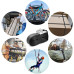 4pcs Heavy Duty 5m X 25mm Tie Down Straps Cam Buckles Motorcycle Car Luggage Cargo Trailer