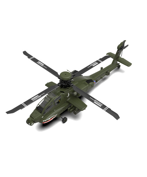 Eachine E250 AH-64 Apache 2.4G 6CH 3D 6-Axis Gyro Dual Brushless Motor 1:32 Scale Flybarless RC Helicopter Compatible With Futaba S-FHSS Protocol