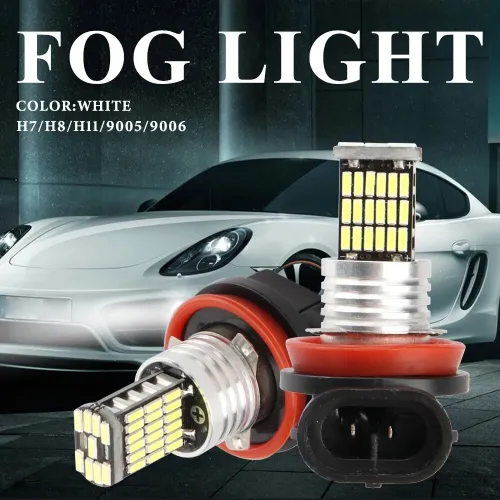 H4 H7 H8/H11 9005 9006 Pair High Brightness LED Fog Lights LED Chip 45MD Lens 12V Car Lamp Driver Car Lamp Super Bright