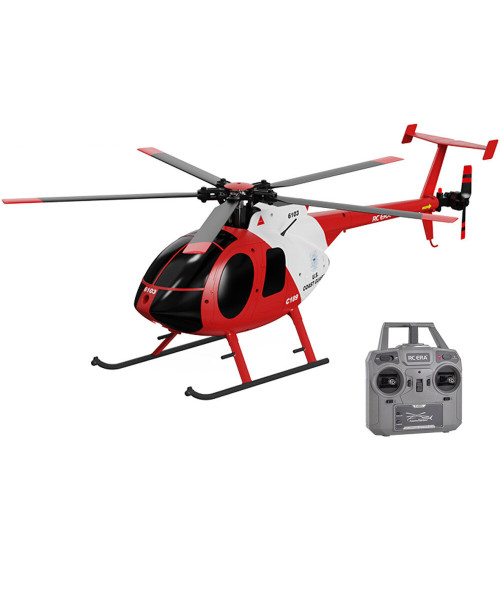 RC ERA C189 MD500 2.4G 4CH UAV 1:28 Fixed Height Single Blade Flybarless RC Helicopter RTF