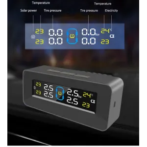 Tire pressure monitor TPMS Tire Pressure Monitoring System Car Tire Pressure Monitoring System Display External Sensor Tire Temperature