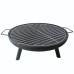 Furnace Round Utility Grill Fire Pit Heating Stove Simple Cauldron for Outdoor Yard, 8811
