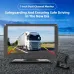 7 Inch IPS Display Dual Channel Monitor Reversing Camera 12V-36V Voltage Millimeter Wave Radar Optional 720P 1080 HD Lens Truck Backup System