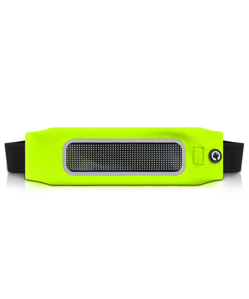 Multifunctional Outdoor Sports Waist Bag LED bluetooth Control Waterproof Mobile Phone Pockets Support Dynamic Patterns