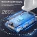 MOOSOO S5 Mate BLDC Cordless 20KPa Handheld Vacuum Cleaner Powerful Brushless Suction with Green LED Floor Brush Light