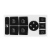 Matte Black Button Repair Decals Car Stickers For Mercedes-Benz GLK350 C Class CLS C218 SLK W172  W204 W212 W218 W207