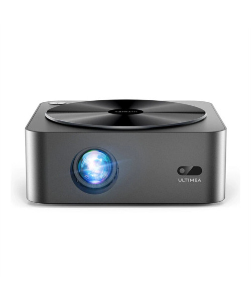 [US Direct] Refurbished Ultimea Apollo P40 Projector 4K Supported 700 ANSI Lumens 5G Dual Band WIFI Auto Focus Auto-keystones Bluetooth 5.1 10W DSP Built-in Speakers Native 1080P Resolution Home Theater Outdoor Movie