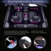 72LED Car Interior Ambient Foot Strip Light Backlight Remote with App Music Remote Control RGB Decorative Lamps