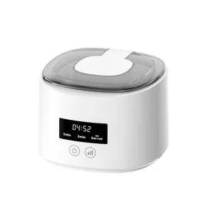 Tevorex Household Jewelry Cleaner with Touch Screen 50KHz 3 Cleaning Modes Ultrasonic Cleaner for Dentures Glasses Watches