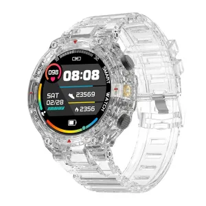 DT NO.I DT5 Sport 1.45inch HD Screen GPS Compass bluetooth Call Heart Rate Blood Pressure Blood Oxygen Monitor Sleep Monitoring Multi-sport Modes Music Playback IP68 Waterproof Smart Watch