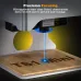 TWO TREES TS1 Mini Laser Engraver Machine 3W 80x80mm Engraving Area Desktop CNC Engraving for Wood Leather Plastic Offline Operation with Safety Goggles Lightburn Compatible DIY Craft Tool