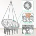 Garpans Hammock Chair Patio Hanging Swing Chair Max 330 Lbs With Mounting Hardware For Indoor and Outdoor Patio Garden