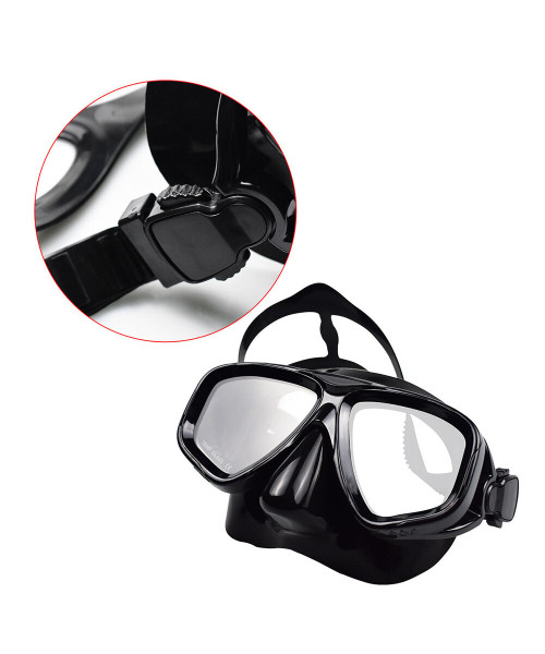 [US  Direct] DEDEPU S5000A-C 1L Scuba Tank Oxygen Diving Cylinder with 8-20 Minutes Respirator Breathing Portable Snorkeling Scuba Tank Kit Capacity Refillable with Adapter Diving Goggles Strap Bag Pump Handbag