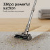 TD1Mate Cordless Vacuum Cleaner, Lightweight Stick Vacuum 33Kpa Powerful Suction Rechargeable Handheld for Home Pet Hair Hard Floor Carpet, Large Digital Display, Charging Moun