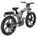 ENGWE X26 19.2Ah 7.5Ah Dual Batteries 1000W Folding Electric Bike 20*4.0 Inch Fat Tire 120-150km Mileage Mountain Snowfield E-Bike