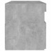 TV Cabinet with LED Lights Concrete Gray 23.6"x13.8"x15.7