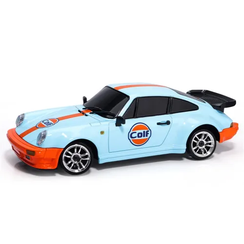 LDRC 1898 RTR 1:18 Scale RC Drift Car with Gyro & LED Lights 2.4G RWD Radio Control Car for Adults and Kids Alloy Body Shell Ready to Run