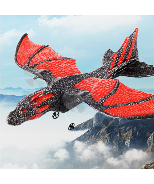 KFPLAN Z60 Flying Dragon 310mm Wingspan 2.4G 2CH Built-in Gyro EPP RC Airplane Glider RTF for Beginners Kids Boys Girls Gifts