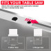 HONGDUI HD-TB01 Precision Miter Gauge 0-70 Degree Woodworking Table Saw Push Handle 70 Angles Assembly Angle Ruler with Quick 0 22.5 45 67.5 Setting
