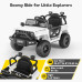 FUNTOK R05A 12V 7AH Kids Ride on Truck Car 5km/h Max Speed Safety Rechargeable Powered Electric Car for 3-8 Years Old Kids with Remote Control Bluetooth MP3 Player