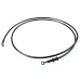 30cm-220cm Motorcycle Bike Braided Brake Clutch Oil Hoses Line Pipe Cable Black