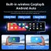 11.26 Inch 4K Carplay Android Auto Mirror Dash Cam Dual Lens Bluetooth WiFi GPS DVR Driving Recorder