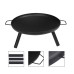 Furnace Round Utility Grill Fire Pit Heating Stove Simple Cauldron for Outdoor Yard, 8811
