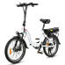 SAMEBIKE JG20-FT 36V 12AH 350W Electric Folding Bicycle 20 Inch 70-80KM Mileage Range Max Load 150KG