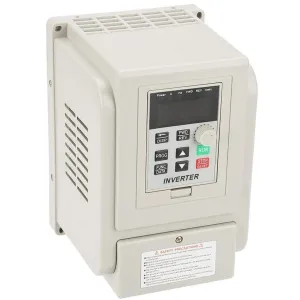 Excellway Universal Frequency Converter Low Voltage PWM Control Open V / F with Single-Phase 220V Input and Three-Phase 220V Output Optional Rated Power 0.75kW/1.5kW/2.2kW/4kW Energy Saving for various Applications