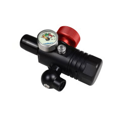 DEDEPU S5000A-A 1L Reusable Mini Scuba Tank Within Breathing Capacity for 15-20 Minutes Underwater Dive Portable Lungs Deepest 30 Feet Scuba Diving Gear for Outdoor Mini Diving Tanks Underwater Breathing Device