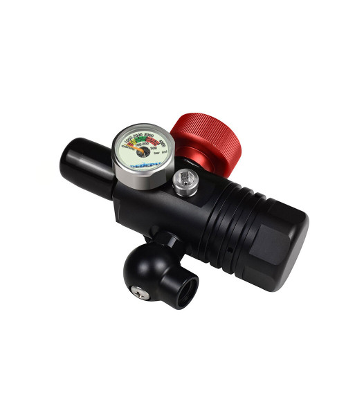 DEDEPU S5000A-A 1L Reusable Mini Scuba Tank Within Breathing Capacity for 15-20 Minutes Underwater Dive Portable Lungs Deepest 30 Feet Scuba Diving Gear for Outdoor Mini Diving Tanks Underwater Breathing Device