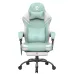 Douxlife GC-RC05 Fabric Gaming Chair Massage with Pocket Spring Widened Cushion High Back Ergonomic Footrest Lumbar Support Upgraded Office Chair