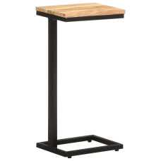 Side Tables 2 pcs 12.4"x9.6"x25.4" Solid Acacia Wood