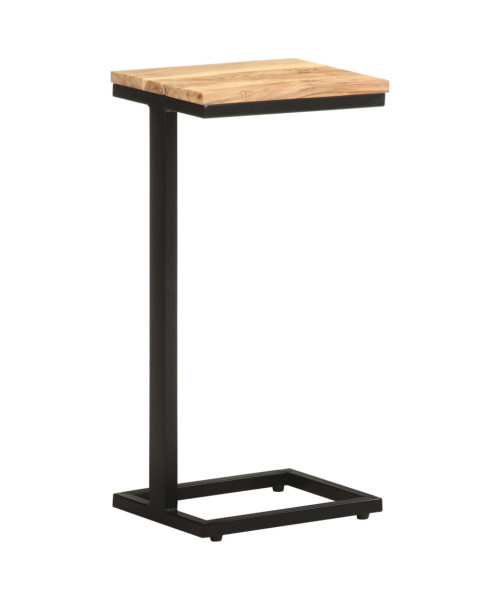 Side Tables 2 pcs 12.4"x9.6"x25.4" Solid Acacia Wood