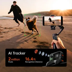 Hohem iSteady V3 Ultra Gimbal Stabilizer for iPhone with AI Auto Tracking Detachable Touchscreen Remote Phone Gimbal