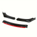 Car Front Bumper Lip Splitter Universal Aerodynamic Body Kit Spoiler Diffuser Protector Impact-Resistant Enhances Downforce Stylish