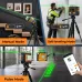 CIGMAN CM-S05 Gesture Control 12 Lines Laser Level 3x360 Green Self-Leveling High Precision APP Bluetooth Remote Digital Display