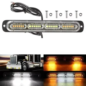 12V-24V 24 LED Car Truck LED Light Side Light Warning Emergency Light Universal For Cars Van Truck Motorcycle