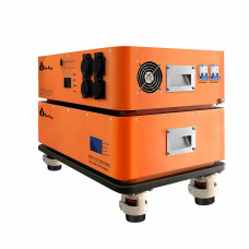 Cloudenergy 48V 150Ah 7.68Kwh Stackable LiFePO4 Battery with 6kw Inverter 60A MTTP 10 Year Lifetime Perfect for Monitor RV, Solar, Energy Storage, Overland, Off-Grid (7.68Kwh Battery+Inverter) CL48-S1