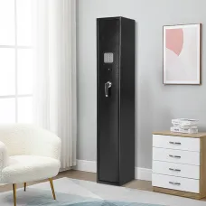 BlackSmith Key Safes for Home Pistols Quick Access Long Key Safe with Keys and Keypad 3 Key Safe Wall Mount Gun Cabinet for Living Room Bedroom Closet