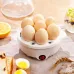 350W Electric Egg Cooker 7 Eggs Capacity 360 Steaming Multifunctional Food-grade Material Quick Heating for Breakfast