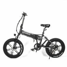 SAMEBIKE XWLX09 10Ah 48V 500W 20 Inches Moped Electric Bike Smart Folding Bike 80-90km Mileage Max Load 150-180kg